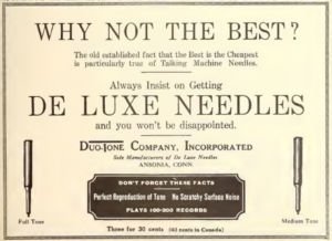 DUOTONE Needles - The Talking Machine World (1922-01-15)